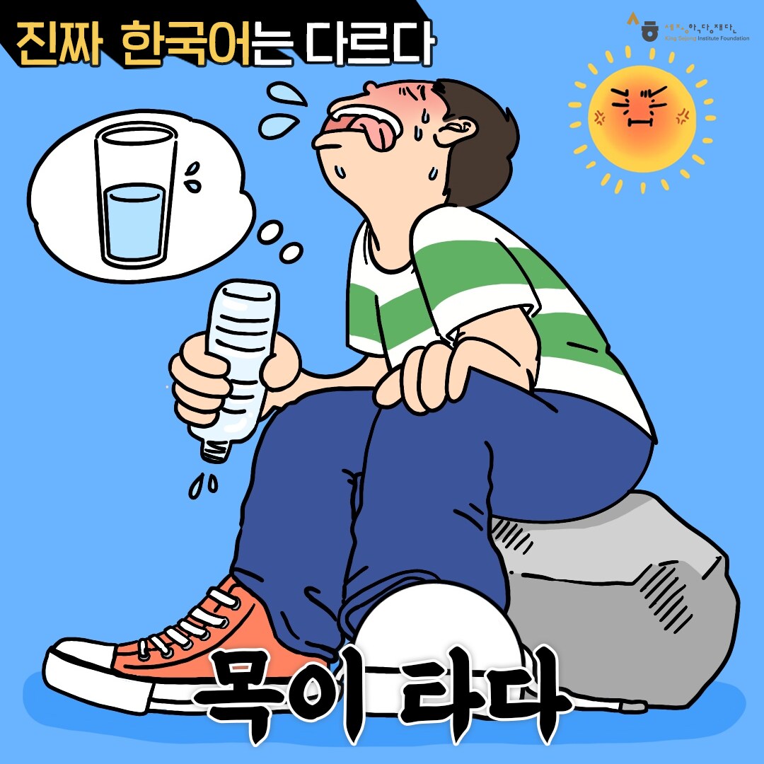 진짜 한국어는 다르다 목이 타다