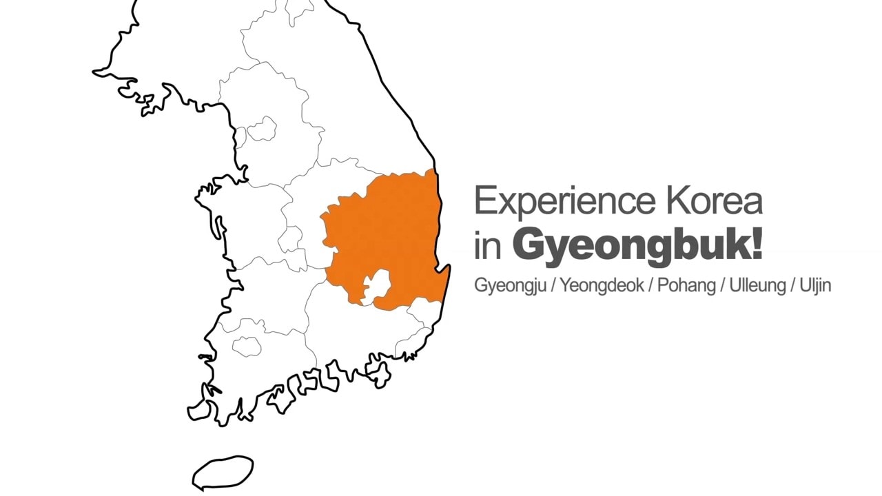 In just 1 minute, explore KOREA: Gyeongbuk