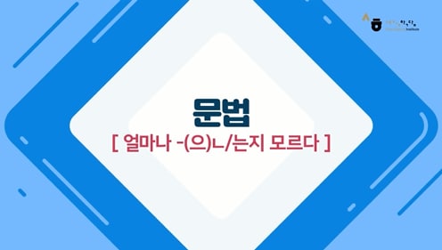 얼마나 -(으)ㄴ/는지 모르다