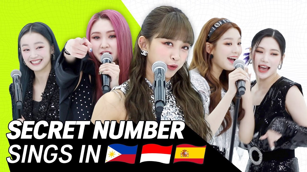 K-POP STARS sing in THREE Languages?| SPN/INA/TAG| SECRET NUMBER | TRANSONGLATION