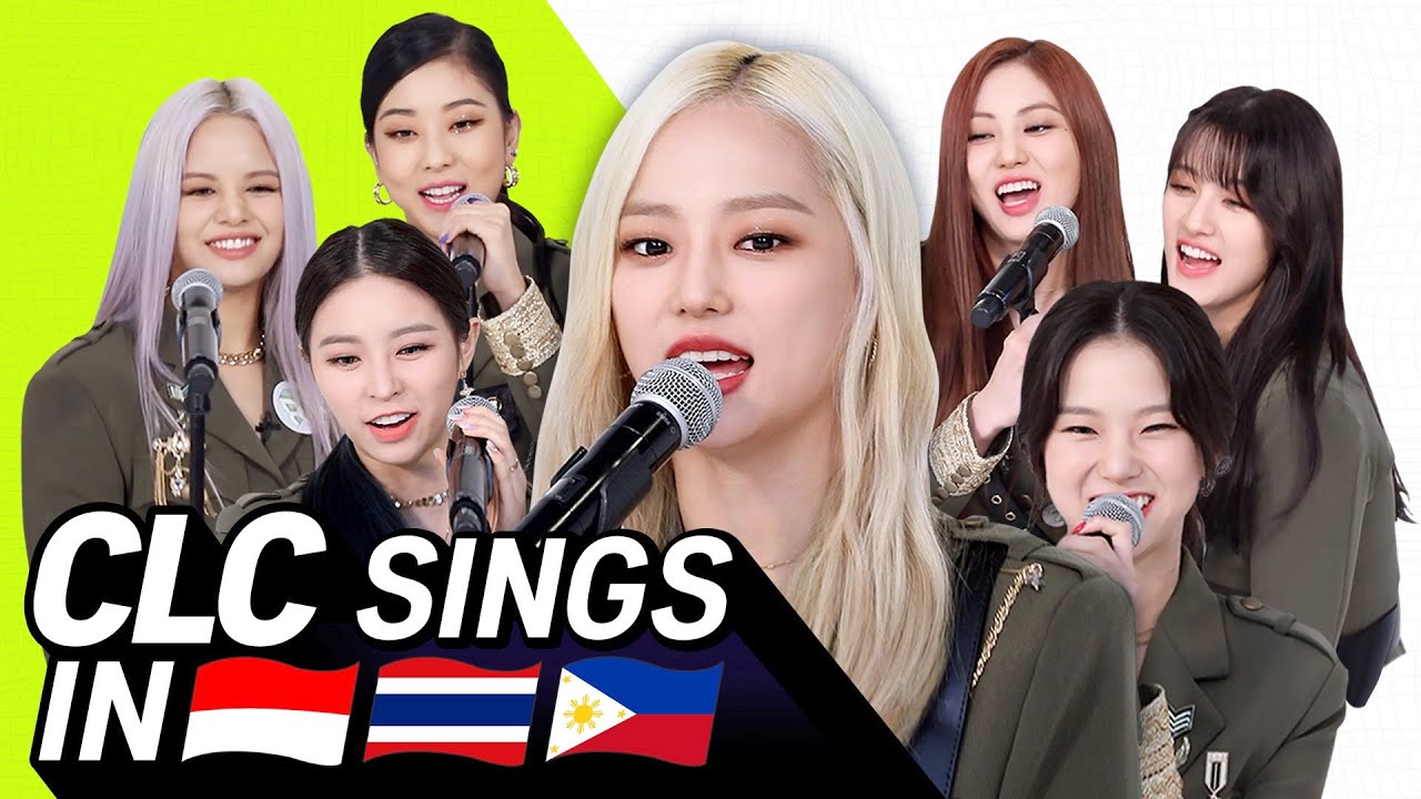 K-POP STARS sing in INA/THAI/TAG ?| CLC | TRANSONGLATION