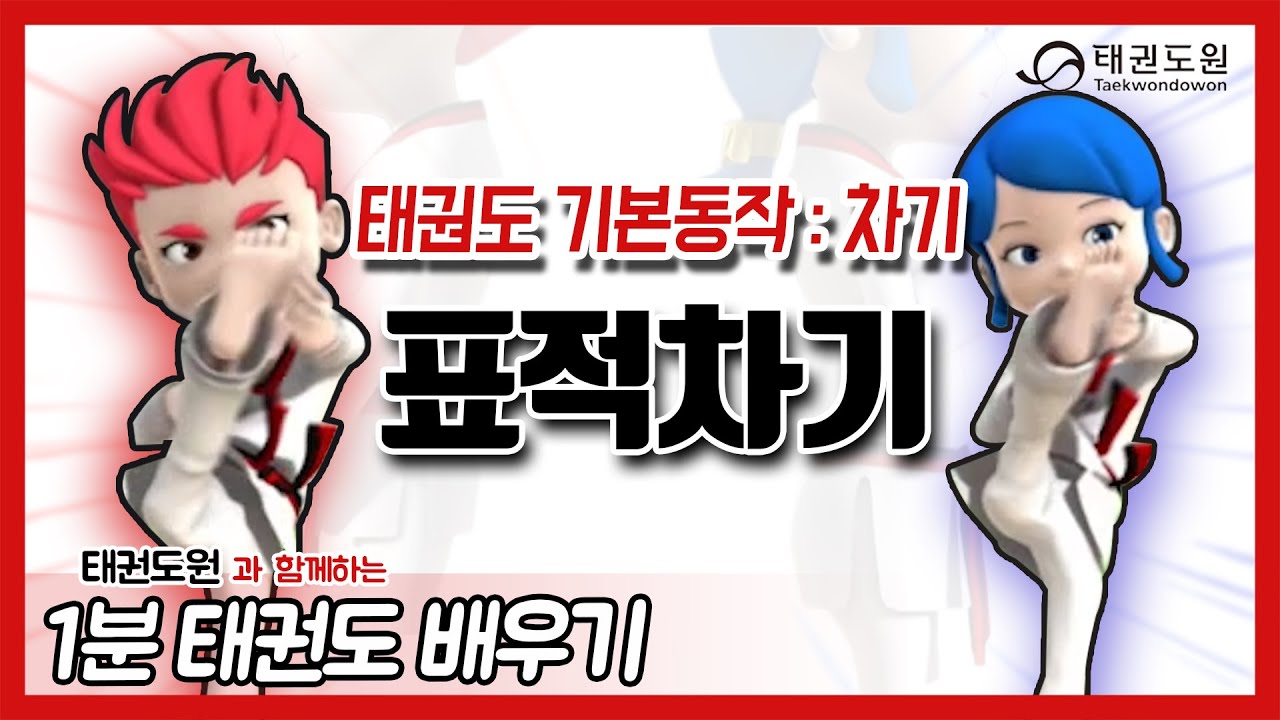 표적차기 - 1분 태권도 배우기