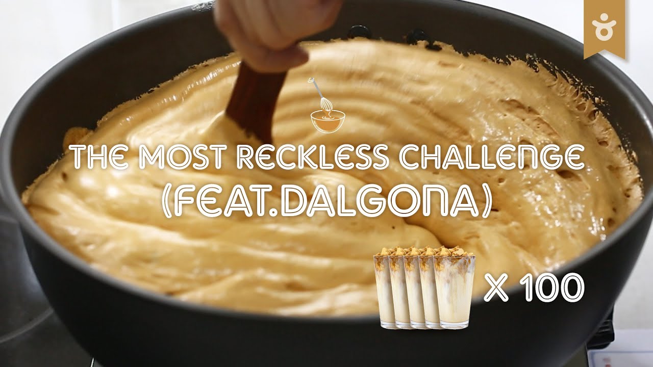 Giant Dalgona: the most reckless challenge