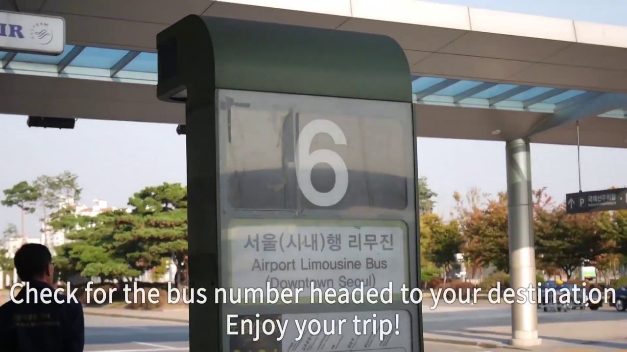 From Gimpo International Airport to Seoul by Bus | Korea Travel Tips