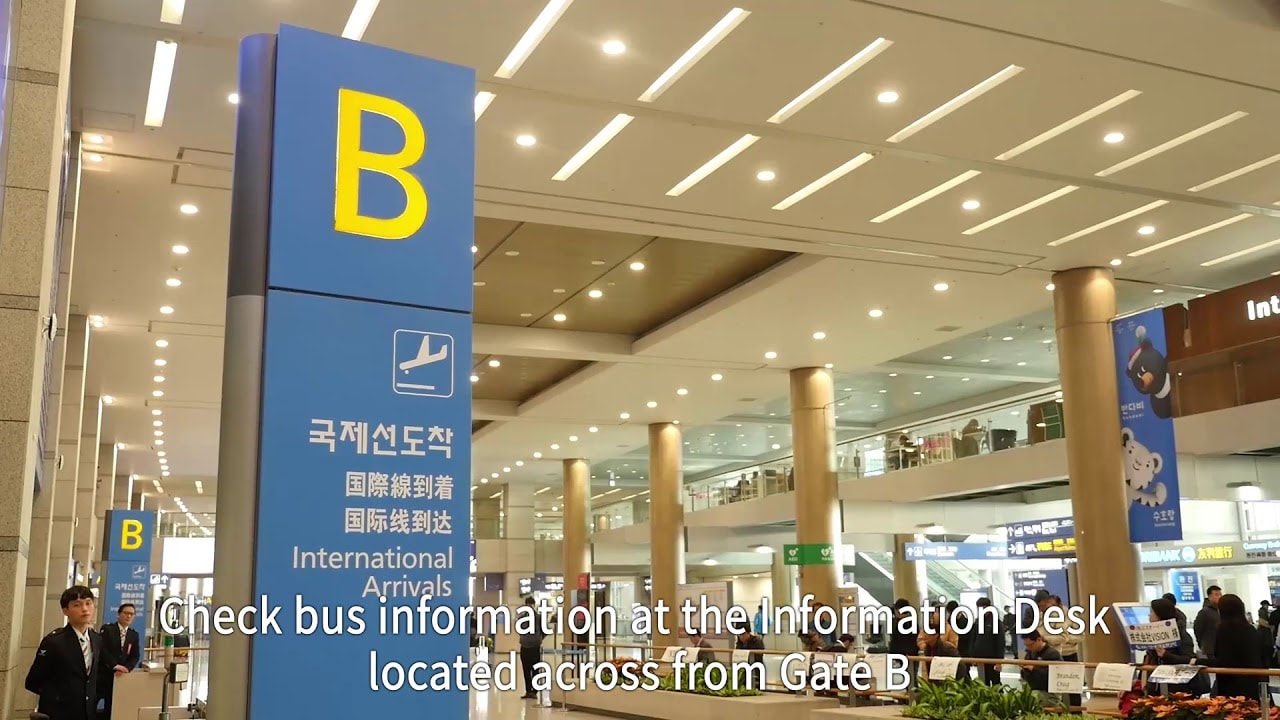 From Incheon International Airport to Seoul by bus | Korea Travel Tips