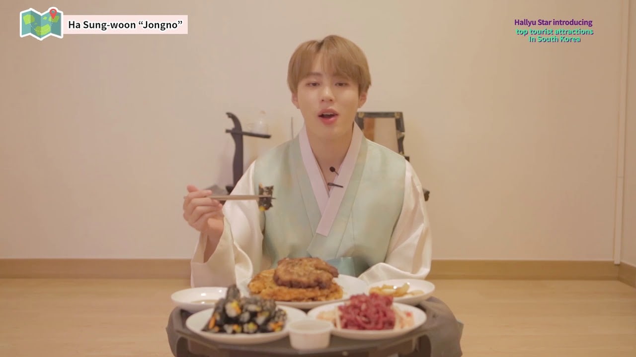 Hallyu Star Ha Sungwoon introducing top tourist attractions In South Korea - “Jongno”
