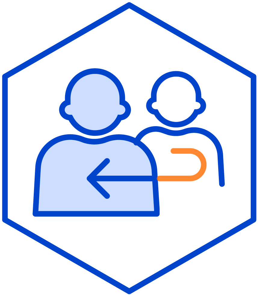 제6조 개인정보의 위탁에 관한 사항 아이콘